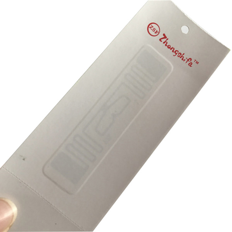 源头工厂供应内置超高频Alien H9感应芯片的RFID服装吊牌标签