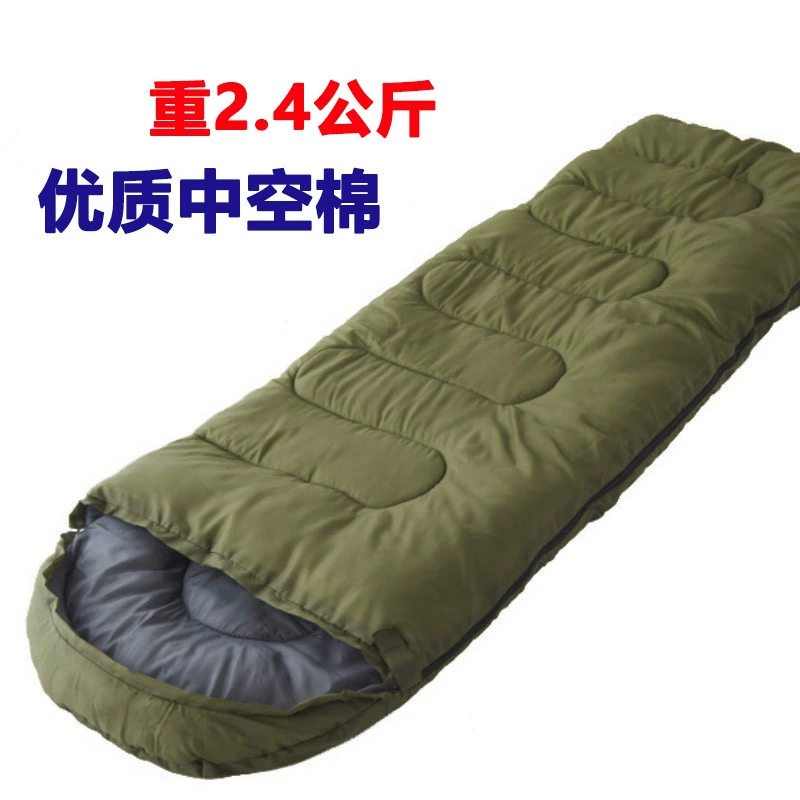 Travel keep warm winter sleeping bag outside climbing for camping for adults, increased thickness