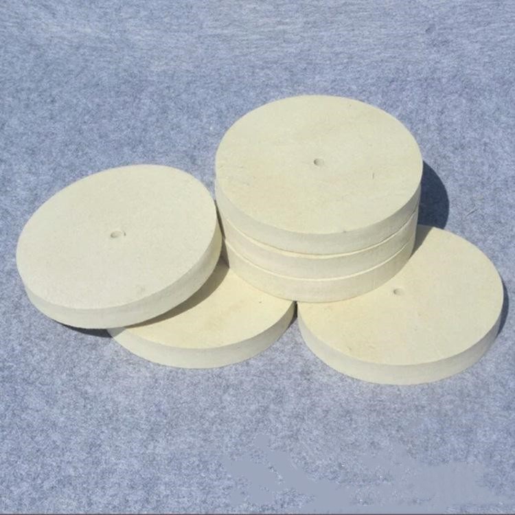 工业羊毛毡抛光轮 镜面打磨毛毡轮 纯羊毛毡轮 毛毡磨头