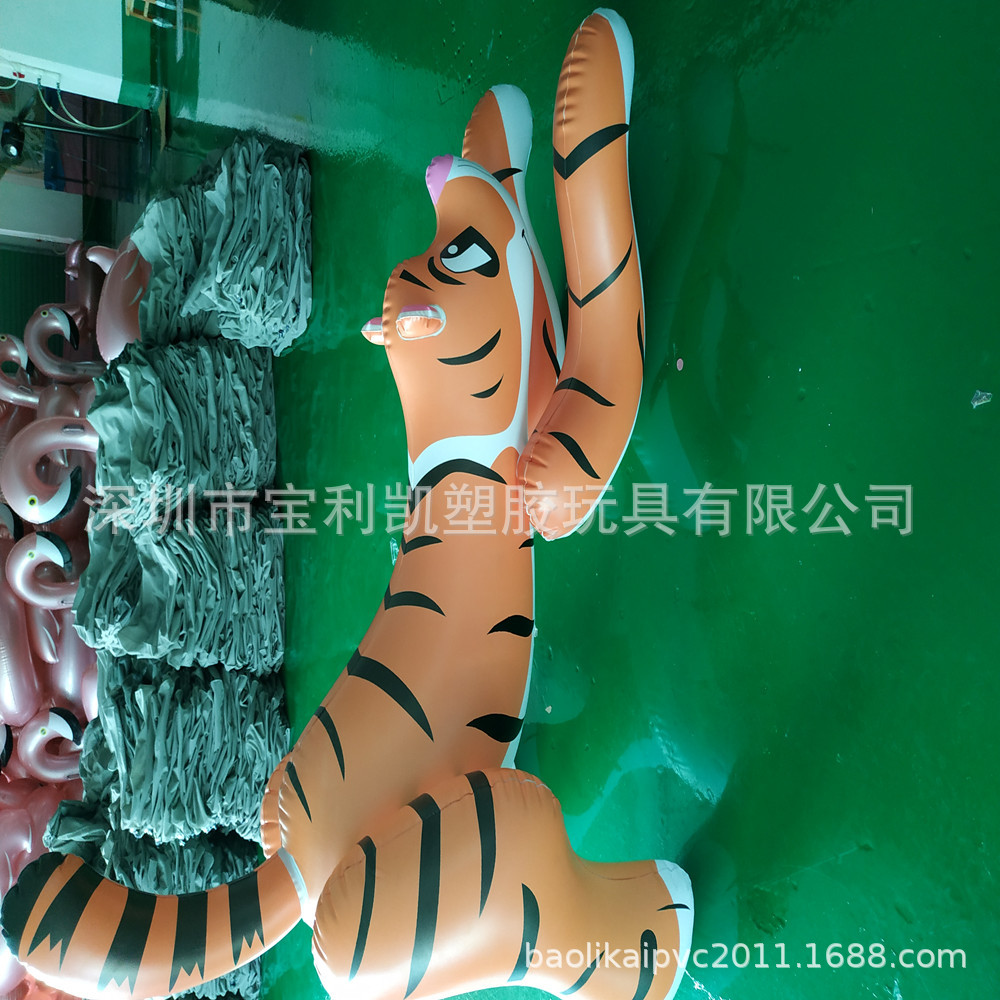 厂家专业销售PVC充气卡通PVC充气卡通老虎PVC充气老虎气模