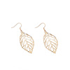 Fashionable metal earrings, European style, simple and elegant design, wholesale