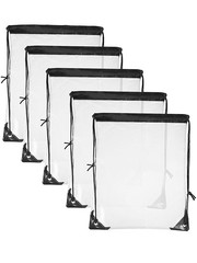 旅行収納透明防水ビーチバッグ口引きビーチバッグ運動収納洗濯物整理ランドセル