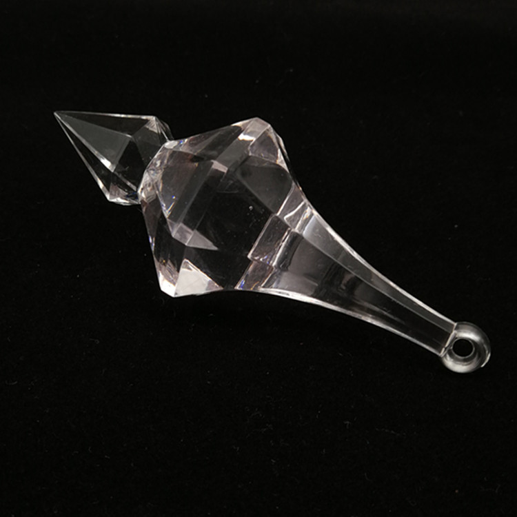 acrylic transparent pendant drop-shaped