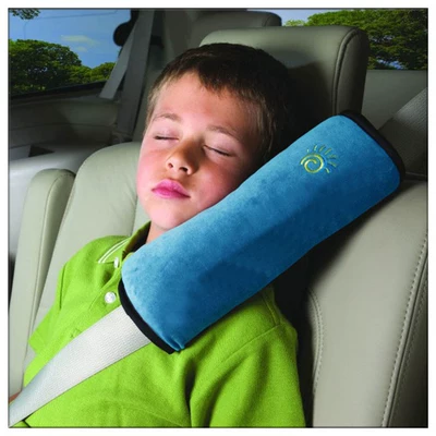 Seat belt shoulder pad belt headrest suede children's shoulder