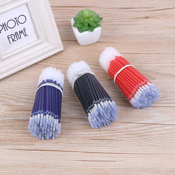 Bold universal bullet neutral pen refill 0.5mm needle tube head office sign pen replacement refill manufacturers