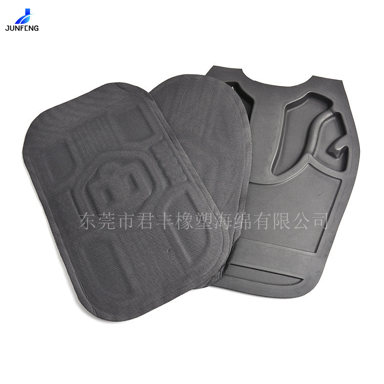 EVA成型冷热压制作/Xpe材料复合布料热压护膝护垫 EVA热压