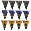 Halloween pennants distributed randomly