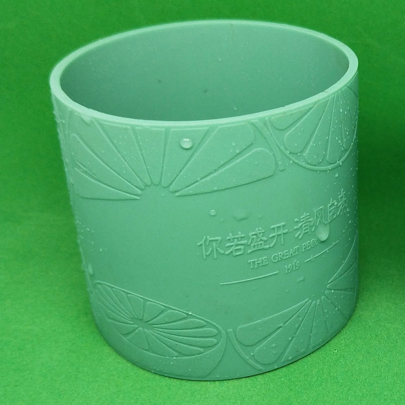 Cubierta de taza de silicona de vidrio resistente al calor antideslizante aislamiento térmico taza de té cubierta protectora