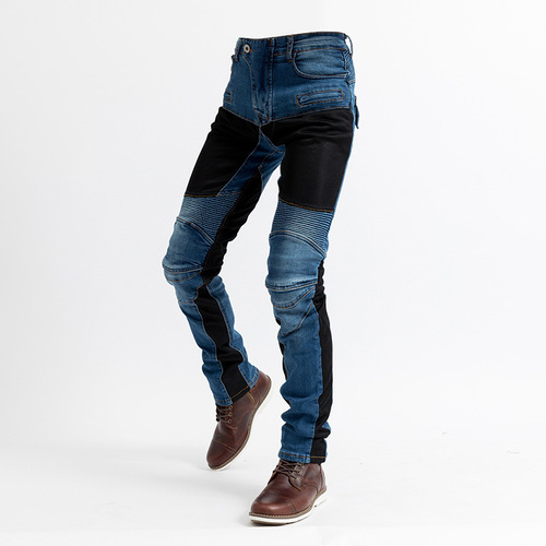 PK-719 Motorcycle Riding Denim Summer Breathable Riding Pants Elastic Slim Fit Race