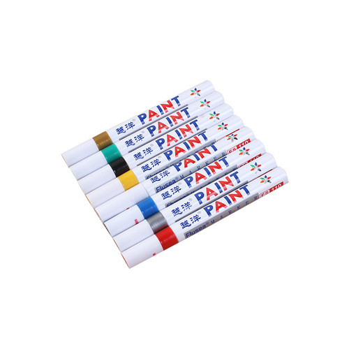 Overseas Paint Pens 12 Pack Plastic Metal Glass Graffiti Markers Furniture Car Tire Touch-up Markers