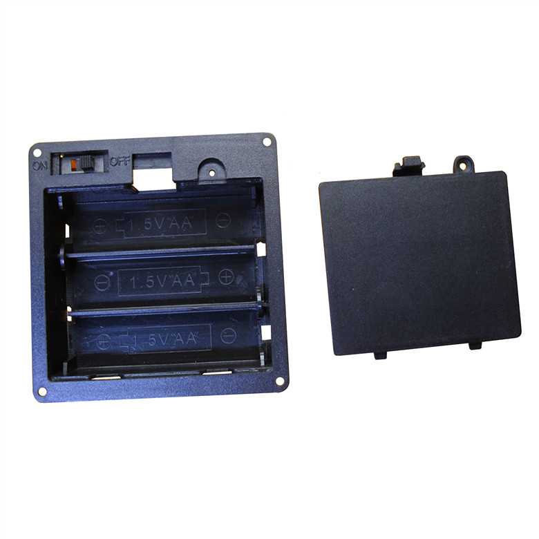 4.5V方形2A带开关电池盒 AA电池盒3节5号电池盒