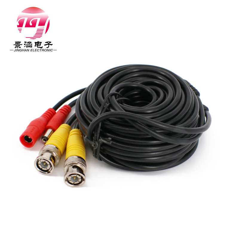 纯铜 5-60米 BNC+DC安防线视频电源一体线 cctv监控延长线 视频线