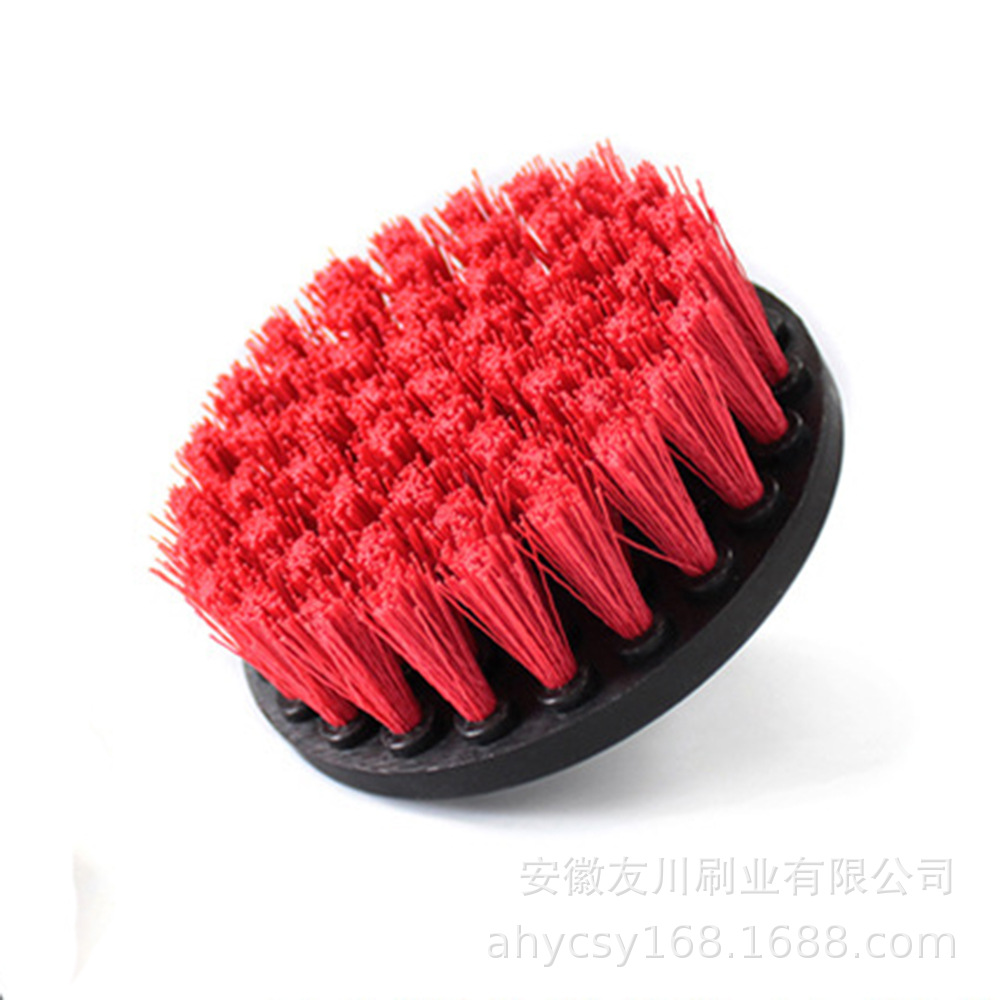 Cepillo de taladro eléctrico transfronterizo taladro eléctrico limpieza alfombra azulejo fregadero limpieza mecánica Alambre de plástico traje de limpieza cepillo