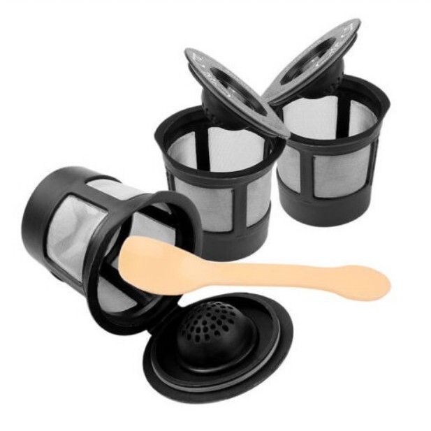 Coffee Filter K-CUP Flip Filter Cup 3 Pack Coffee Filter Cross-border Hot Sale Coffee Filter K-CUP Flip Filter Cup 3 Pack Coffee Filter Cross-border Hot Sale