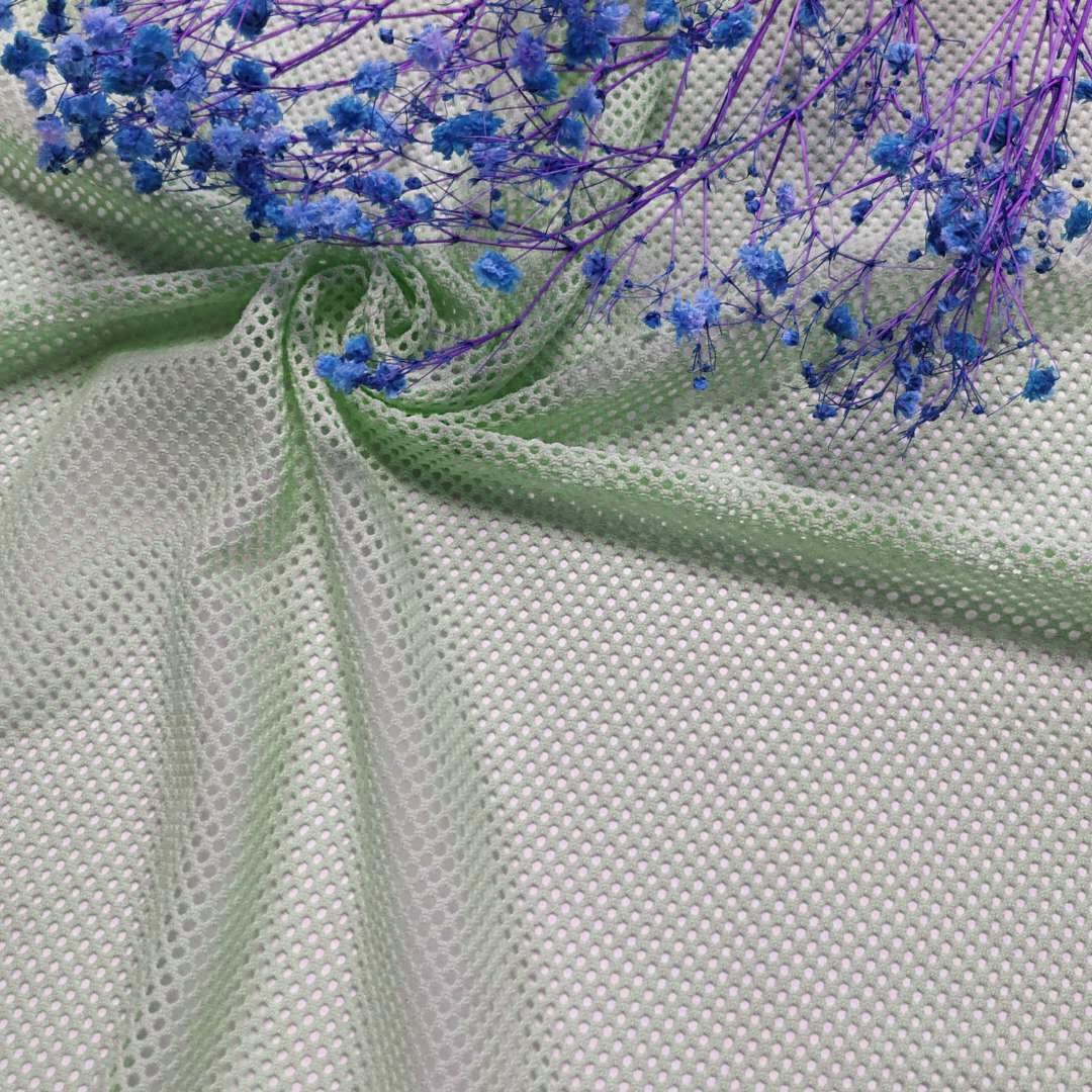 厂家直销弹力网布 时尚服装运动服饰面料锦氨四面弹 六角网弹力网