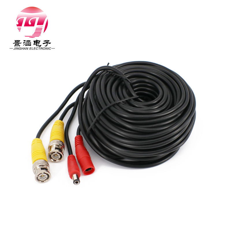 10米BNC+DC视频电源线安防线监控延长线 视频电源一体线 厂家直销
