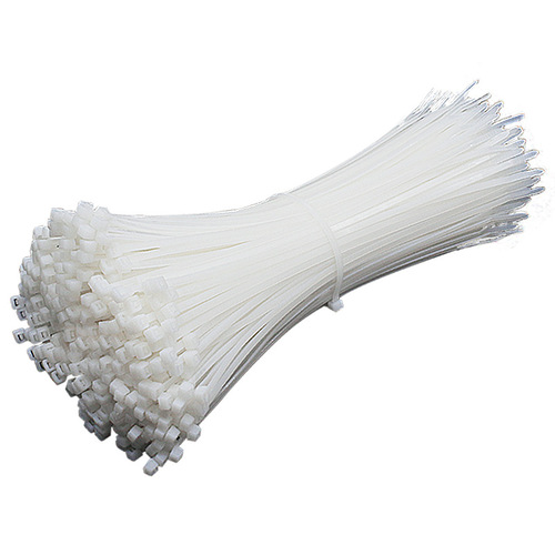 Low temperature resistant nylon cable tie cable tie plastic binding belt fixed cable tie tensioner strangled dog tie wire black and white