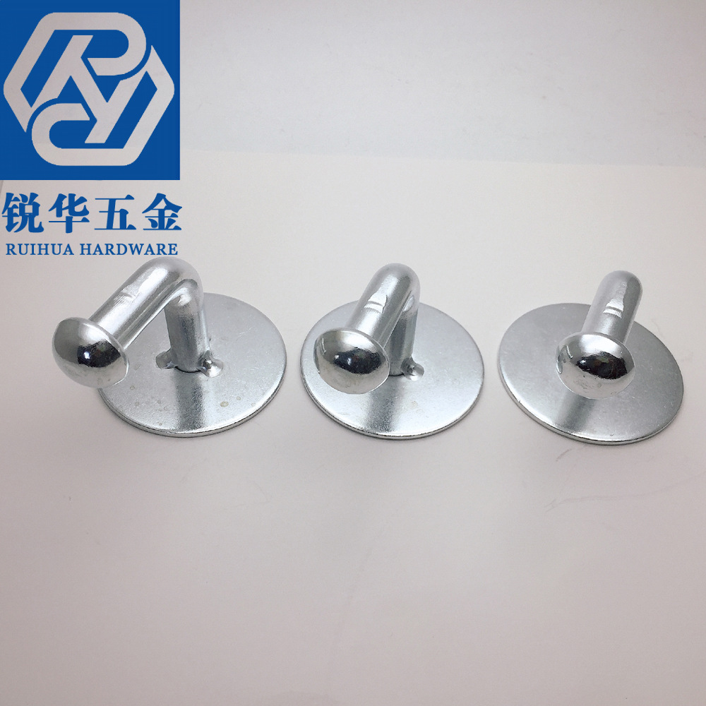 锐华厂家粘贴式黏贴式L型沉降观测点免打孔测量标志控制点