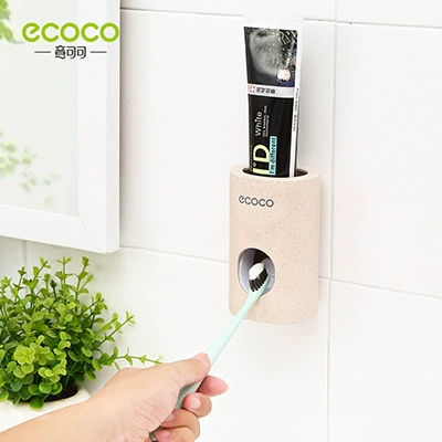 ECOCO Creative New Products Full Automatic Squeeze Tortoose Environmental Protection Bathroom GEME может разлагать соломенную тару зубная паста