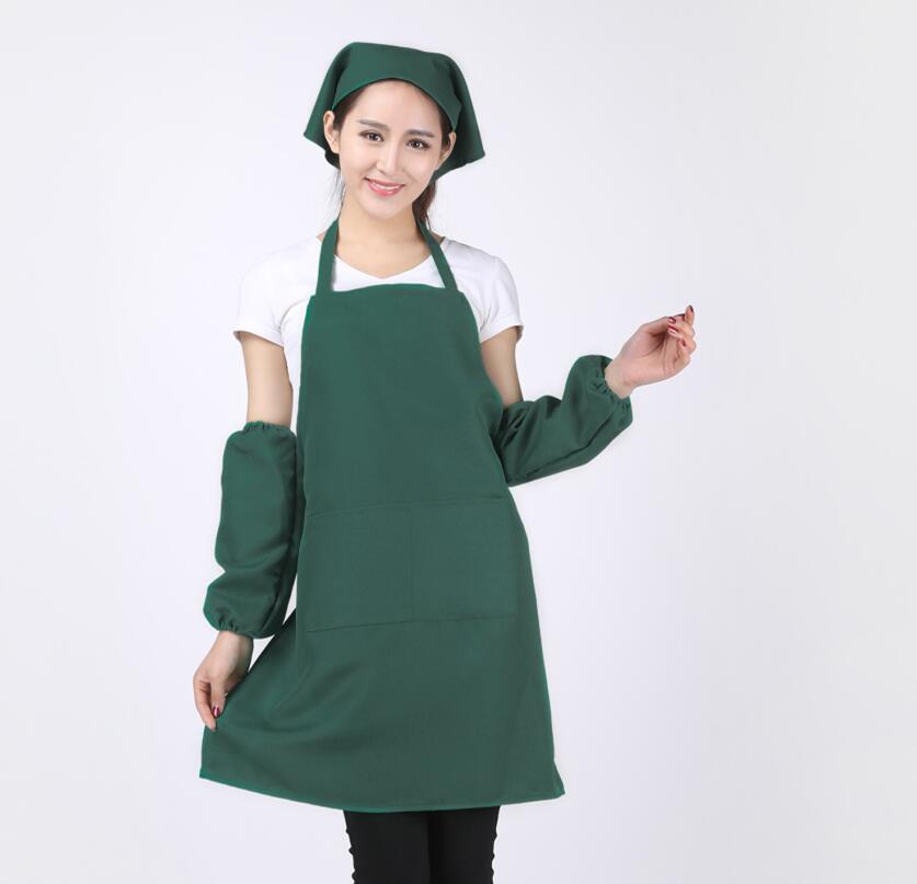 Delantal publicitario delantal personalizado logotipo impreso chef Hotel camarero DIY traje de delantal coreano