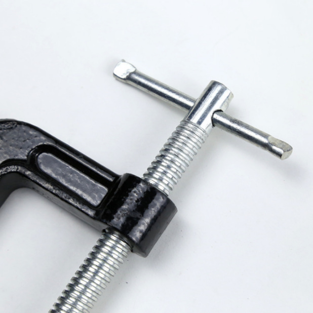 Directo de fábrica de hierro fundido de alta resistencia de 2 pulgadas de 3 pulgadas accesorio de herramientas de posicionamiento rápido clip en forma de G clip personalizado clip de carpintería Tipo G