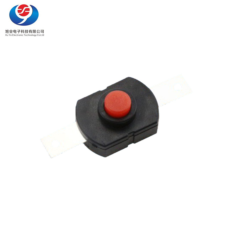 复位按钮铜插脚开关 手电筒按钮开关 台灯按钮开关中部开关批发