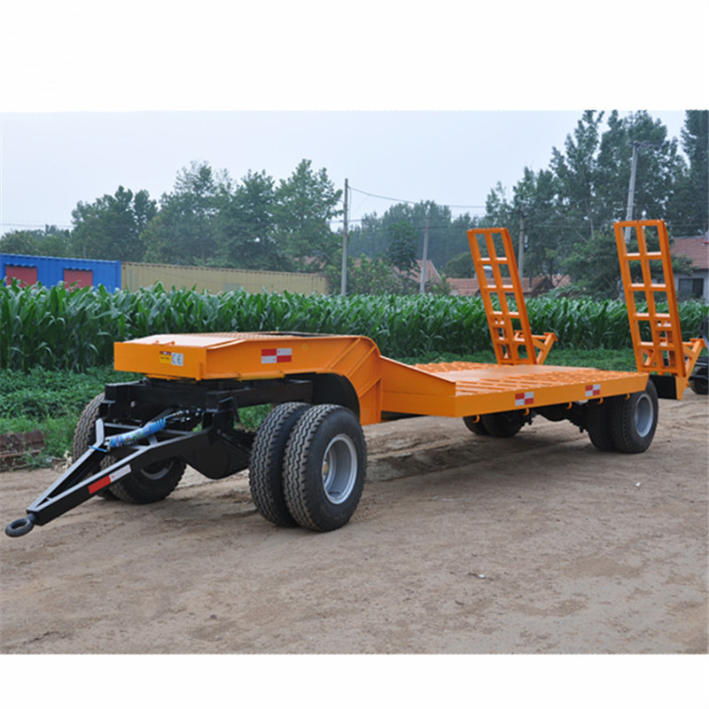 12吨挖掘挂车 钩机拖车 挖掘机拖车 挖掘机拖车底盘 平板拖车