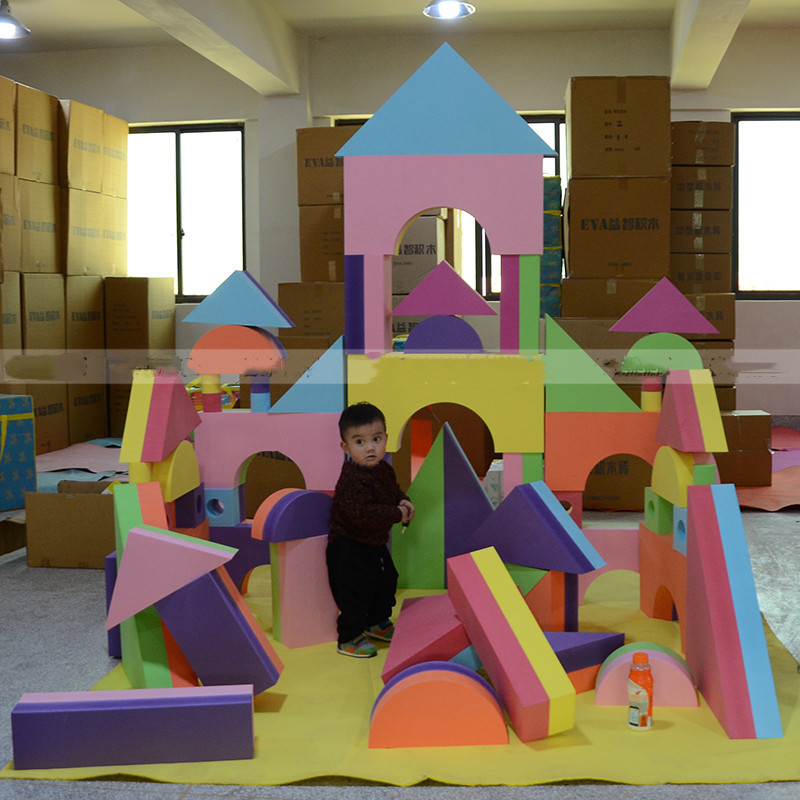 Naughty Fort big building blocks EVA building blocks super large building blocks sponge soft building blocks foam children's playground giant building blocks