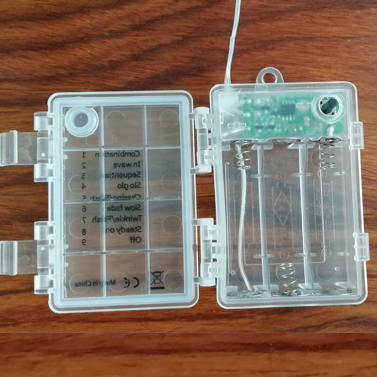 厂家直销八功能防水电池盒5号3节防尘AA串联带线带盖带开关电池仓