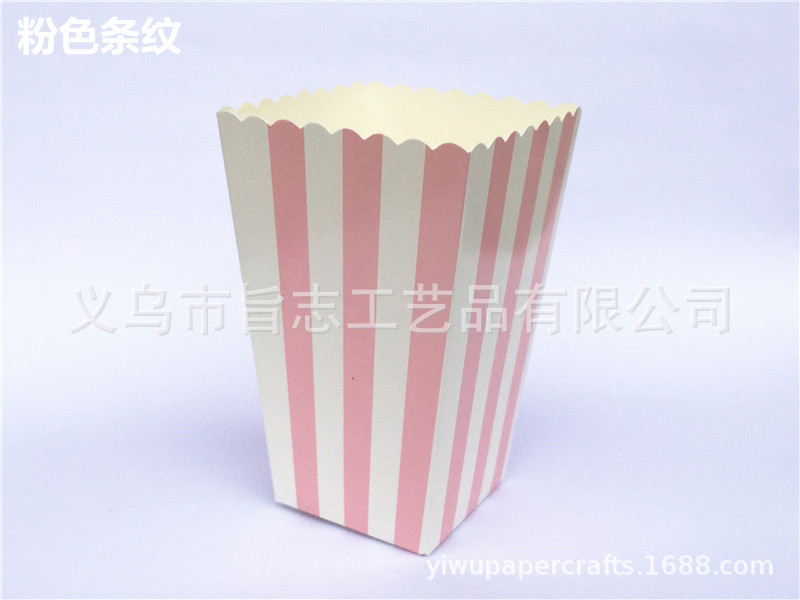 단일; 핑크 줄무늬; 종이/판지