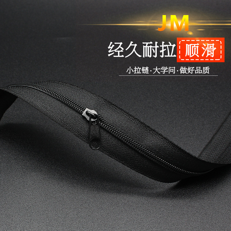 厂家直供3#尼龙码装黑色拉链白色码装箱包抱枕白色服装条装被套拉