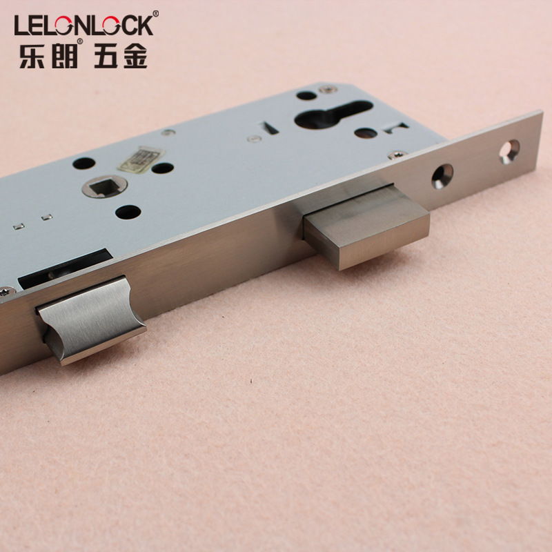 Lelang fábrica en stock suministro de material de acero inoxidable 304 5085 cuerpo de cerradura estándar europeo cerradura de la puerta interior accesorios al por mayor
