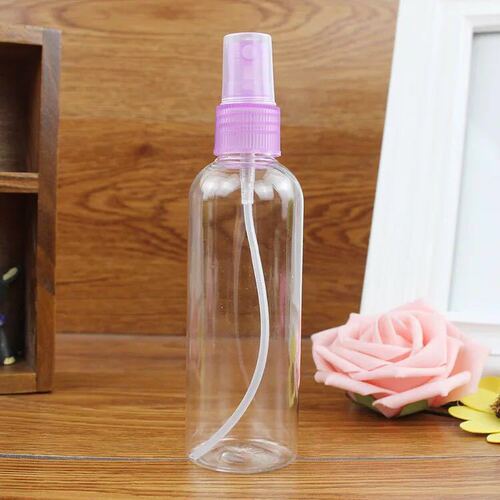 100ml Travel Fine Mist Mini Spray Bottle for Toner & Perfume, Refillable Watering Can in Plastic