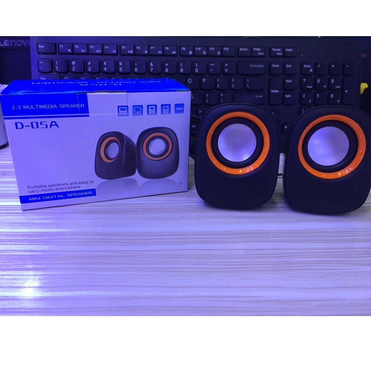 Mini Altavoz 2.0 para Laptop – Parlante Portátil Tipo Huevo Subwoofer