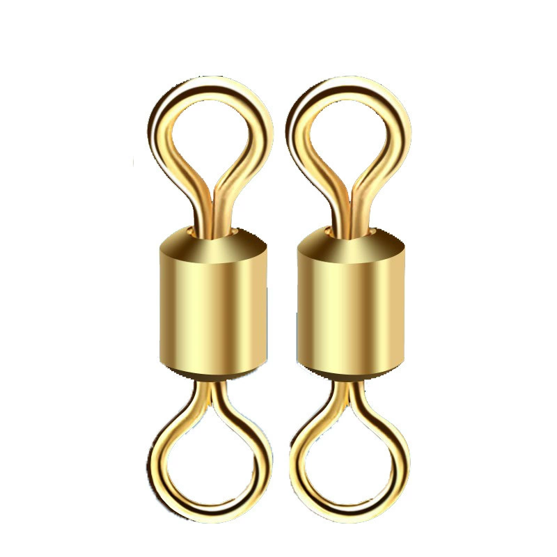 Золотые восьмикольцевые рыболовные снасти, поворотный 8-кольцевой большой соединитель из нержавеющей стали, большой восьмикольцевой соединитель