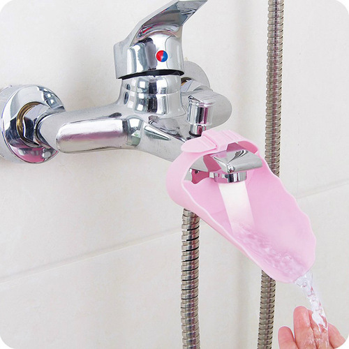 Cross-border children's faucet extender hand washing aid pool water diversion device hand washing device guide channel extender