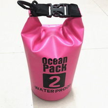 2020戶外漂流防水袋沙灘防水桶包 游泳防水桶PVC夾網布防水包