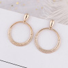 Metal round beads, matte ring, jewelry, earrings, suitable for import