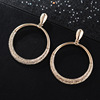 Metal round beads, matte ring, jewelry, earrings, suitable for import