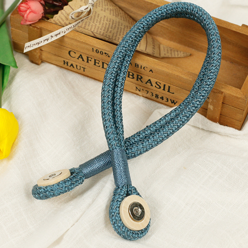 新款磁铁窗帘绑带一对欧式客厅卧室现代绑绳系带挂钩窗帘扣夹装饰