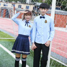 春秋季新款时尚中学生校服英伦学院风毕业服班服批发
