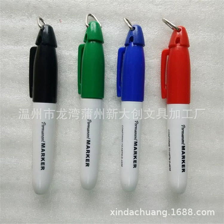Мини цветной маркер маркер экологически чистый не стираемый завод прямых продаж настраиваемый логотип