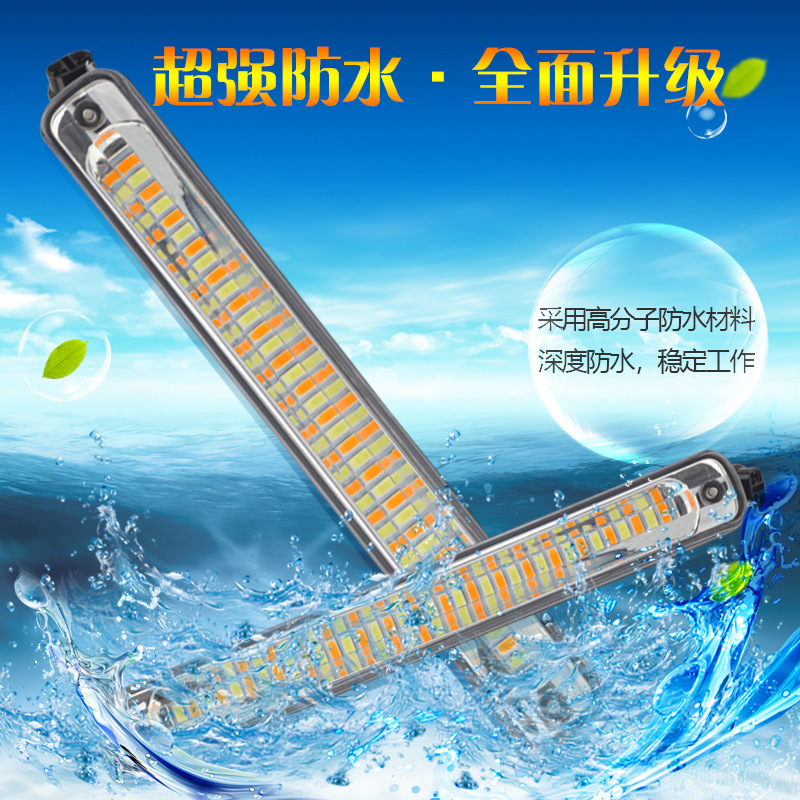 Luz de marcha diurna LED para automóvil con agua de torneado Luz de marcha diurna de dos colores