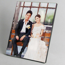 厂家影楼水晶相框摆台挂墙拉米娜满天星直边板版画半成品diy手工