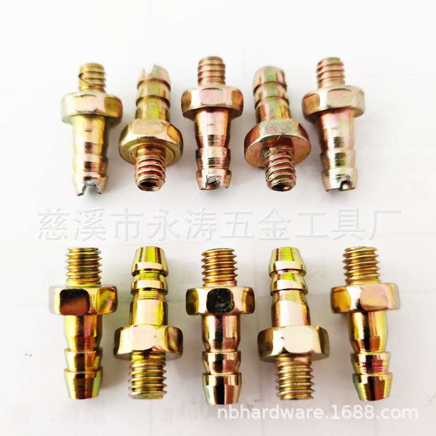 源头厂家供应车载气泵配件连接管配件 与PE/PU管配套使用量大价优