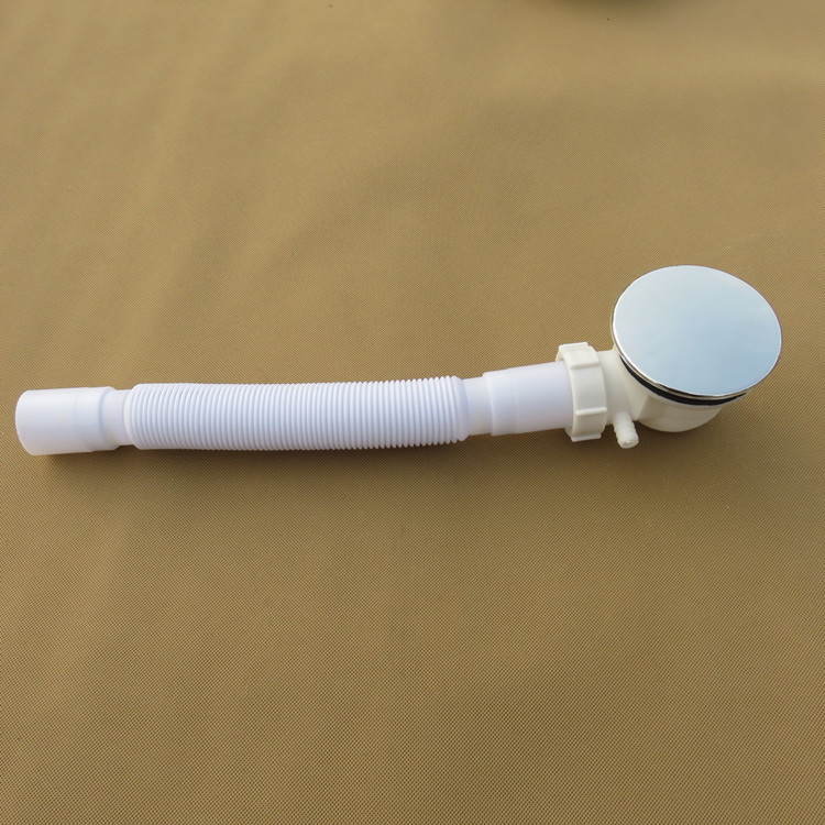 Large round surface bathtub drain pipe bathtub outlet pipe bathtub downhose overflow bathroom downcomer