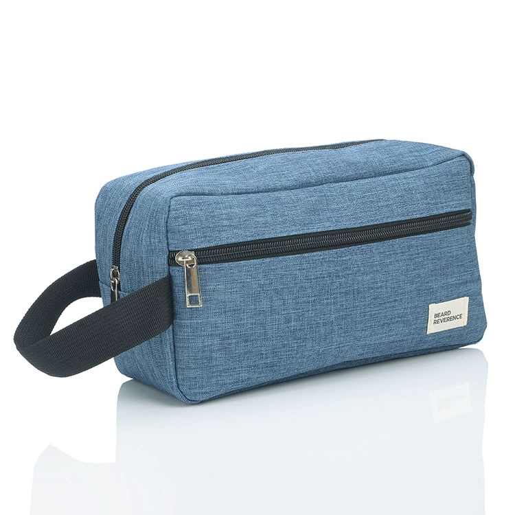 Cosmetic Bag Travel Organizer, Men's Handheld Toiletry Pouch, 26×10×15 cm, Lightweight