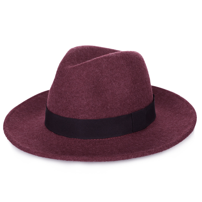 Sombrero de copa de lana pura 2021 Otoño e Invierno Caballero retro cómodo transpirable cálido sombrero de moda directo de fábrica bolsa de ayuda para el cabello