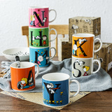 Импортированная подлинная Snoopy Adurise Ceramic Mug Daily Water Cup Cuercic Coffee Cupe Cupe
