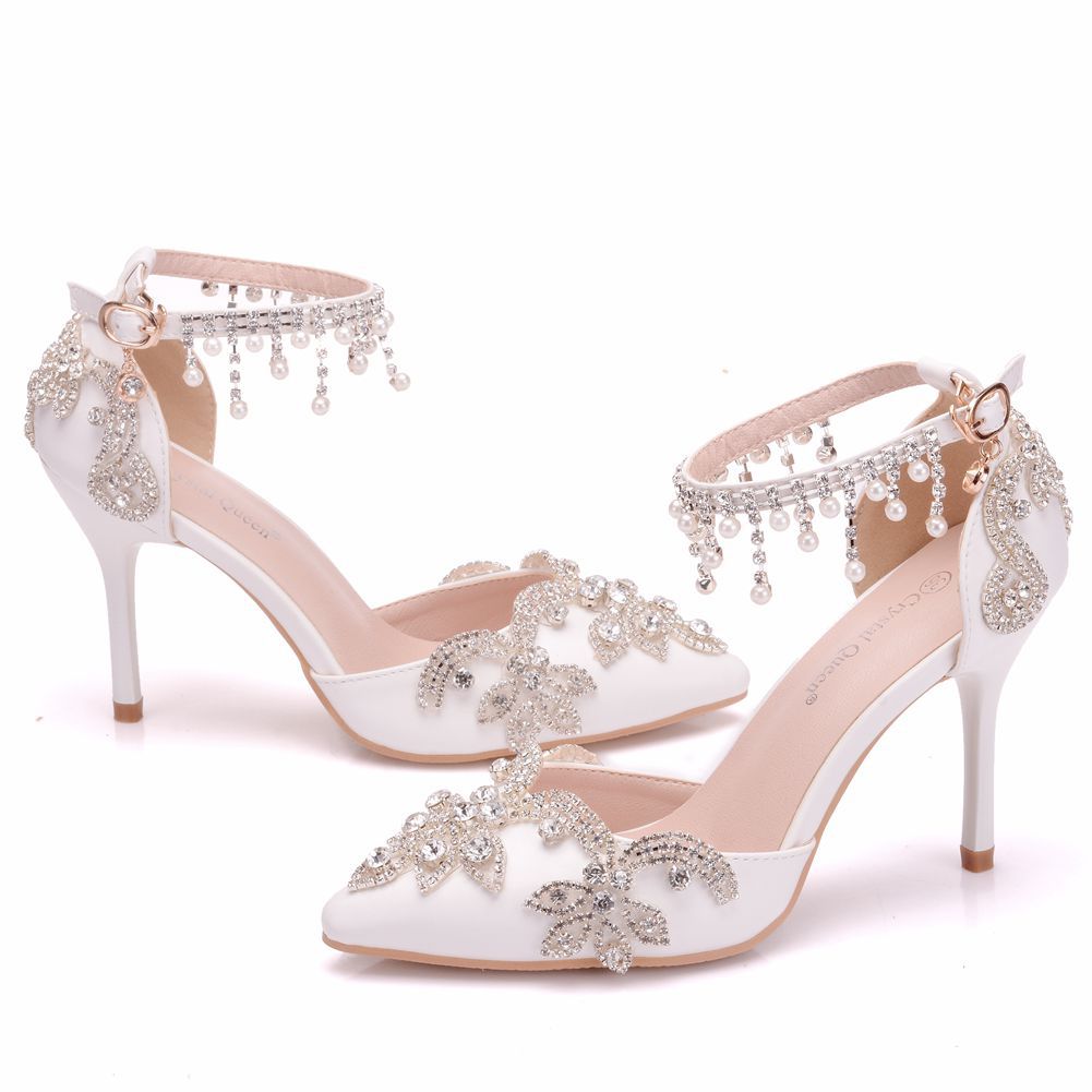 sandals with rhinestones